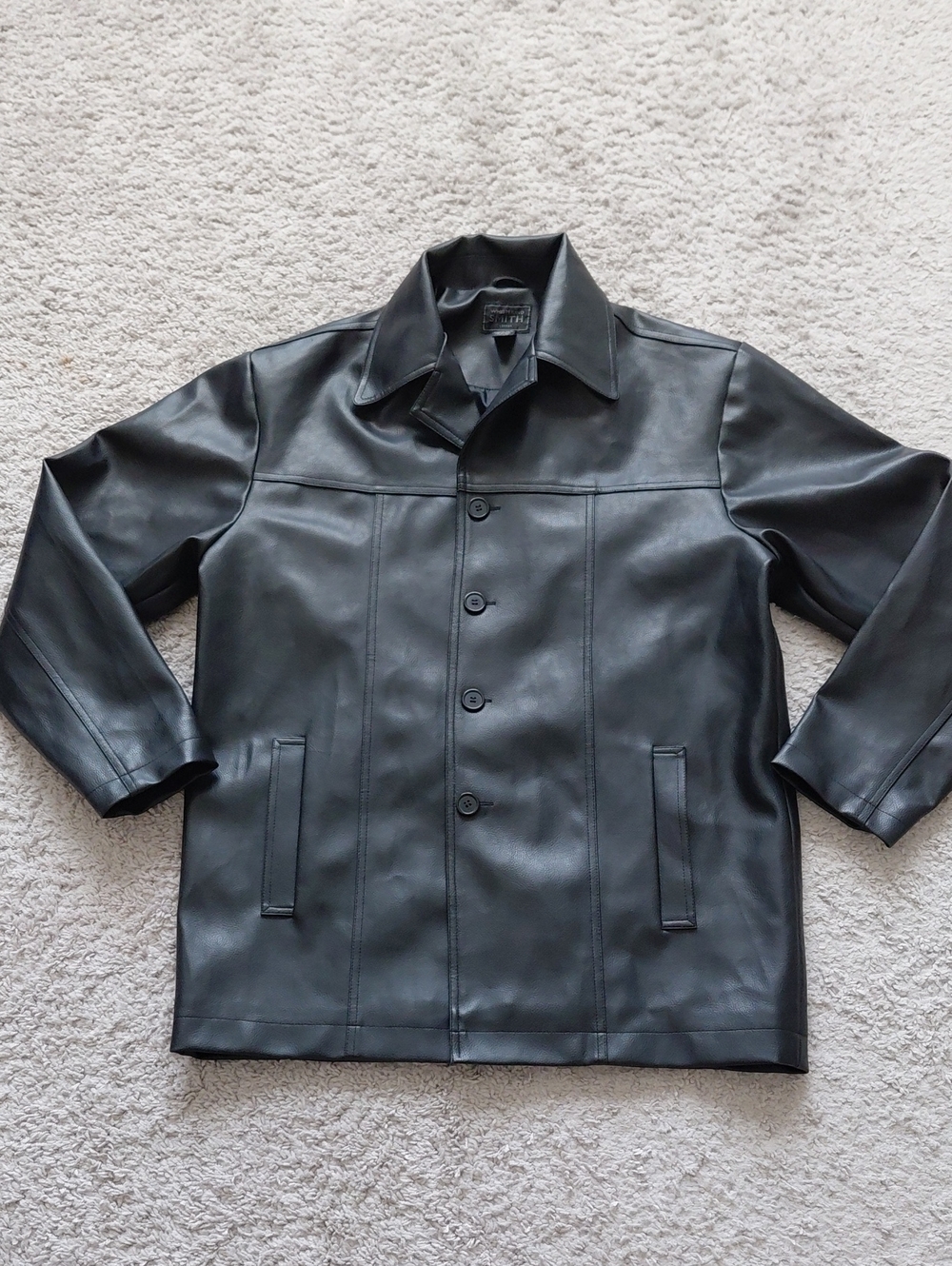 Whispering Smith Faux Leather Jacket